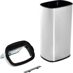 HOMCOM Mülleimer Automatik Mit Sensor Abfalleimer Küche Edelstahl 50/68L Silber (68L) 19 HOMCOM Mülleimer Automatik Mit Sensor Abfalleimer Küche Edelstahl 50/68L Silber (68L) -Homcom 87a60785c1631d74ff3627d1e3e557af
