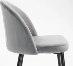 HOMCOM 2er-Set Esszimmerstühle Küchenstühle Polsterstuhl Design Stuhl Mit Rückenlehne Polstersessel Kunstwildleder Sessel Samt Metallbeine Grau 49x50x77cm 15 HOMCOM 2er-Set Esszimmerstühle Küchenstühle Polsterstuhl Design Stuhl Mit Rückenlehne Polstersessel Kunstwildleder Sessel Samt Metallbeine Grau 49x50x77cm -Homcom 8dbe3141fd399dbc5b486e3676f9c02f