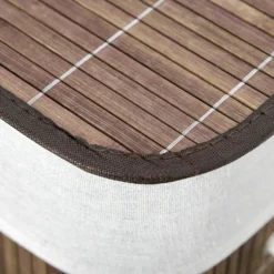 HOMCOM 100L Wäschekorb Wäschebox Wäschesammler Mit 3 Griffe Mit Waschbarem Wäschesack Abnehmbar Bambus Polyester Baumwolle Metall Braun+Weiß 52 X 32 X 63 Cm 19 HOMCOM 100L Wäschekorb Wäschebox Wäschesammler Mit 3 Griffe Mit Waschbarem Wäschesack Abnehmbar Bambus Polyester Baumwolle Metall Braun+Weiß 52 X 32 X 63 Cm -Homcom 904ea7065376038b88aa830911566aa3