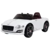 HOMCOM Kinderauto Kinderfahrzeug Elektroauto Bentley GT Mit Fernbedienung Kinder Weiß 108 X 60 X 43cm -Homcom 924d9696e748540da036411dbf7bee50