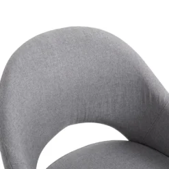 HOMCOM Esszimmerstuhl, Wohnzimmerstuhl, Bürostuhl, Polsterstuhl, Sessel Mit Armlehne, Leinen Stahl, Grau, 56 X 58,5 X 84,5 Cm 19 HOMCOM Esszimmerstuhl, Wohnzimmerstuhl, Bürostuhl, Polsterstuhl, Sessel Mit Armlehne, Leinen Stahl, Grau, 56 X 58,5 X 84,5 Cm -Homcom 939fb07a9b19bc39ac03b41a3e876af1