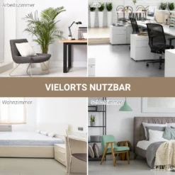 HOMCOM Schreibtisch Küchentisch Computertisch Arbeitstisch PC-Tisch Bürotisch Arbeitstisch Für Zuhause MDF Weiß 120 X 60 X 76 Cm -Homcom 9a6e2c529dab30cf5d4cd35cd50fbb20