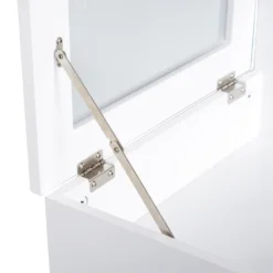 HOMCOM Schminktisch Frisiertisch Kosmetiktisch Mit Aufklappbarem Spiegel Holzfüße Weiß 60 X 50 X 85,5cm 21 HOMCOM Schminktisch Frisiertisch Kosmetiktisch Mit Aufklappbarem Spiegel Holzfüße Weiß 60 X 50 X 85,5cm -Homcom a26f07173442b9fcfb801f684ad56bd5