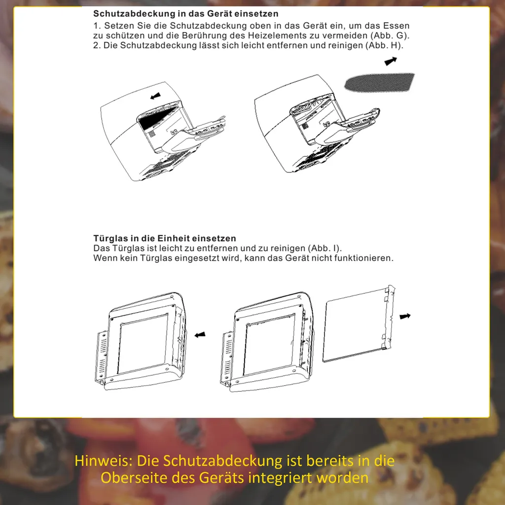 HOMCOM Heißluftfritteuse 11 L 1800W Mit 8 Menüs Zubehör Backofen Dehydrator Barbecue Für Gesundes ölfreies Fettarmes Kochen Stahl Schwarz 32 X 35,6 X 37,9 Cm 10 HOMCOM Heißluftfritteuse 11 L 1800W Mit 8 Menüs Zubehör Backofen Dehydrator Barbecue Für Gesundes ölfreies Fettarmes Kochen Stahl Schwarz 32 X 35,6 X 37,9 Cm – Bild 8