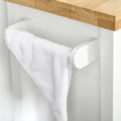 HOMCOM Küchenwagen Küchenrollwagen Servierwagen Mit Einer Schublade Geschlossenen Schrank Regalboden Und Handtuchhalter 4 Lenkrollen MDF Gummiholz Weiß+Eiche 63,5 X 40 X 90 Cm 17 HOMCOM Küchenwagen Küchenrollwagen Servierwagen Mit Einer Schublade Geschlossenen Schrank Regalboden Und Handtuchhalter 4 Lenkrollen MDF Gummiholz Weiß+Eiche 63,5 X 40 X 90 Cm -Homcom a7a973a869fa32a6388655891a933754