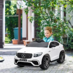 HOMCOM Kinderfahrzeug Elektroauto Fernbedienung MP3 3–8 Jahre PP Weiß 115 X 70 X 55 Cm -Homcom aa680d9b3eee19b0fbc83acfd8e250ba
