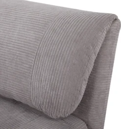 HOMCOM 2-in-1 Schlafsofa Schlafsessel Verstellbar Klappmatratze Gästebett ,Chaiselongue Im Cord-Optik, Für Schlafzimmer, Wohnzimmer Hellgrau 82 X 89 X 83 Cm -Homcom aeaa253fe705d3ebcbb1043897eafe49