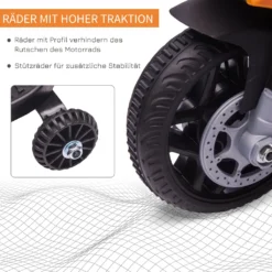 HOMCOM Kinder Polizei Elektromotorrad Polizeimotorrad Elektroauto Kinderwagen Für 18 Bis 36 Monaten Mit 2 Scheinwerfer Polizeilichter Elektroquad Orange+Schwarz 69 X 39 X 43 Cm 16 HOMCOM Kinder Polizei Elektromotorrad Polizeimotorrad Elektroauto Kinderwagen Für 18 Bis 36 Monaten Mit 2 Scheinwerfer Polizeilichter Elektroquad Orange+Schwarz 69 X 39 X 43 Cm -Homcom b03586ddfbccbbf687a71846c7832ab9