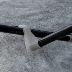 HOMCOM Stoffschrank, Kleiderschrank Mit Kleiderstangen Und Schubladen, Faltschrank Mit Reißverschluss, Faltbare Garderobe Für Schlafzimmer, Vliesstoff, Dunkelgrau, 125 X 43 X 162,5 Cm -Homcom b29a9ae2b7a26c5d84a22cb7c5669e45