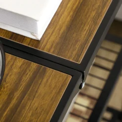 HOMCOM Rollwagen, Klappbarer Küchenwagen, Servierwagen Mit 3 Ebenen, Griff, Küchenregal Auf 4 Rollen Für Esszimmer, Wohnzimmer, Stahl, Braun+Schwarz, 68 X 35 X 85 Cm 18 HOMCOM Rollwagen, Klappbarer Küchenwagen, Servierwagen Mit 3 Ebenen, Griff, Küchenregal Auf 4 Rollen Für Esszimmer, Wohnzimmer, Stahl, Braun+Schwarz, 68 X 35 X 85 Cm -Homcom b2ac2071d4396989536742e1c0cd141a