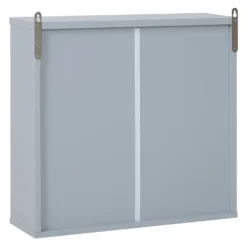 HOMCOM Spiegelschrank Badschrank Hängeschrank Badmöbel Wandschrank Mehrzweckschrank Holz Grau 48 X 14,5 X 45 Cm -Homcom b3f2aa3f73abe7e455119d6ad74705a2