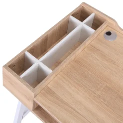 HOMCOM Schreibtisch Computertisch Bürotisch Arbeitstisch PC Tisch Vielseitig Verwendbar Mit Sechs Ablagefächern Schublade Breite Tischplatte Für Arbeitszimmer Büro Und Wohheim Natur 100 X 55 X 81,5 Cm 13 HOMCOM Schreibtisch Computertisch Bürotisch Arbeitstisch PC Tisch Vielseitig Verwendbar Mit Sechs Ablagefächern Schublade Breite Tischplatte Für Arbeitszimmer Büro Und Wohheim Natur 100 X 55 X 81,5 Cm -Homcom b50b447aa07e04f24ad053fa5c73b8b9