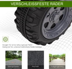 HOMCOM Mini Elektro-Quad Kinder Elektro ATV Kinderwagen Frontlicht Kinderfahrzeug Kindermotorrad Elektroquad Für 18-36 Monate Kinder Metall PP-Kunststoff Grün 70 X 42 X 45 Cm -Homcom b78563ab0d3c1e309174c44a40e46f84