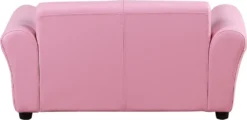 HOMCOM Kindersessel Mit Fußhocker, Kindercouch Mit Hocker, Kindersofa, Sofa Sessel, Rosa -Homcom b93b2b633d15cb6260b25035151d5170