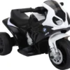 HOMCOM Elektro Kindermotorrad Kinderfahrzeug Lizensiert Von BMW S1000RR Elektro-Dreirad Mit Akku Stahl Schwarz 66 X 37 X 44 Cm -Homcom ba2edfd686ab145b16ee2eafc5f17ca6