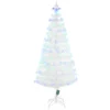 HOMCOM Weihnachtsbaum 1,2 M Christbaum Kunsttanne 130 Zweige Mit RGB Led-Leuchten Metallfuß PVC Weiß Ø45 X 120H Cm -Homcom bb58f0b0d1d7d9f2dea08add1a8e509d