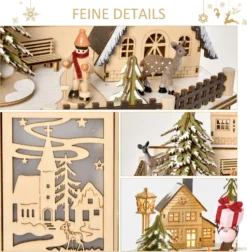 HOMCOM Weihnachts-Adventskalender Mit 24 Zugkästen Weihnachtskalender Mit LED-Lichtern Adventskalenderbox Sperrholz-Platte Naturholz 25 X 20 X 29 Cm 14 HOMCOM Weihnachts-Adventskalender Mit 24 Zugkästen Weihnachtskalender Mit LED-Lichtern Adventskalenderbox Sperrholz-Platte Naturholz 25 X 20 X 29 Cm -Homcom bf6c03c47f58d7807be422b1449966a3