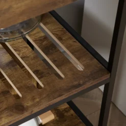 HOMCOM Küchenwagen Auf Rollen, Servierwagen Mit 2 Schubladen Und 2 Regalen, Küchentrolley Mit Arbeitsplatte, Rollwagen, Beistellwagen Im Industriedesign, Braun+Schwarz, 100 X 50 X 93 Cm 17 HOMCOM Küchenwagen Auf Rollen, Servierwagen Mit 2 Schubladen Und 2 Regalen, Küchentrolley Mit Arbeitsplatte, Rollwagen, Beistellwagen Im Industriedesign, Braun+Schwarz, 100 X 50 X 93 Cm -Homcom c59f346186e32e4f1f69e71ee1c22d9d