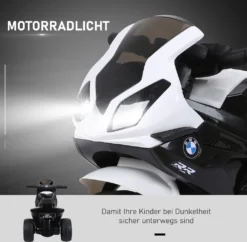 HOMCOM Elektro Kindermotorrad Kinderfahrzeug Lizensiert Von BMW S1000RR Elektro-Dreirad Mit Akku Stahl Schwarz 66 X 37 X 44 Cm 14 HOMCOM Elektro Kindermotorrad Kinderfahrzeug Lizensiert Von BMW S1000RR Elektro-Dreirad Mit Akku Stahl Schwarz 66 X 37 X 44 Cm -Homcom c9f23f13c0ad4b4de9048169a3258733