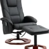 HOMCOM Massagesessel Relaxliege Mit Fußhocker Relaxsessel Liegefunktion Fernsehsessel Liegesessel Mit Massagefunktion 360° Drehbar Kunstleder Stahl Schwarz+Braun 73 X 83 X 106 Cm 1 HOMCOM Massagesessel Relaxliege Mit Fußhocker Relaxsessel Liegefunktion Fernsehsessel Liegesessel Mit Massagefunktion 360° Drehbar Kunstleder Stahl Schwarz+Braun 73 X 83 X 106 Cm -Homcom ca262036fe41554f9b4dd276e7d48b67