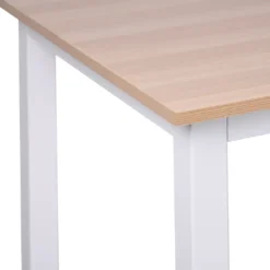 HOMCOM Schreibtisch Küchentisch Computertisch Arbeitstisch PC-Tisch Bürotisch Arbeitstisch Für Zuhause MDF Weiß 120 X 60 X 76 Cm -Homcom caa06f8ef1d9ddf86ee91693c786a4a1