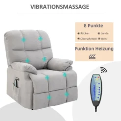 HOMCOM Massagesessel Aufstehhilfe Elektrischer Relaxsessel Mit Wärmefunktion Verstellbarer Winkel USB Fernbedienung Kurzplüsch Grau 83 X 95 X 105 Cm 13 HOMCOM Massagesessel Aufstehhilfe Elektrischer Relaxsessel Mit Wärmefunktion Verstellbarer Winkel USB Fernbedienung Kurzplüsch Grau 83 X 95 X 105 Cm -Homcom cb2aa87379579e4aa6579d0b12d64263
