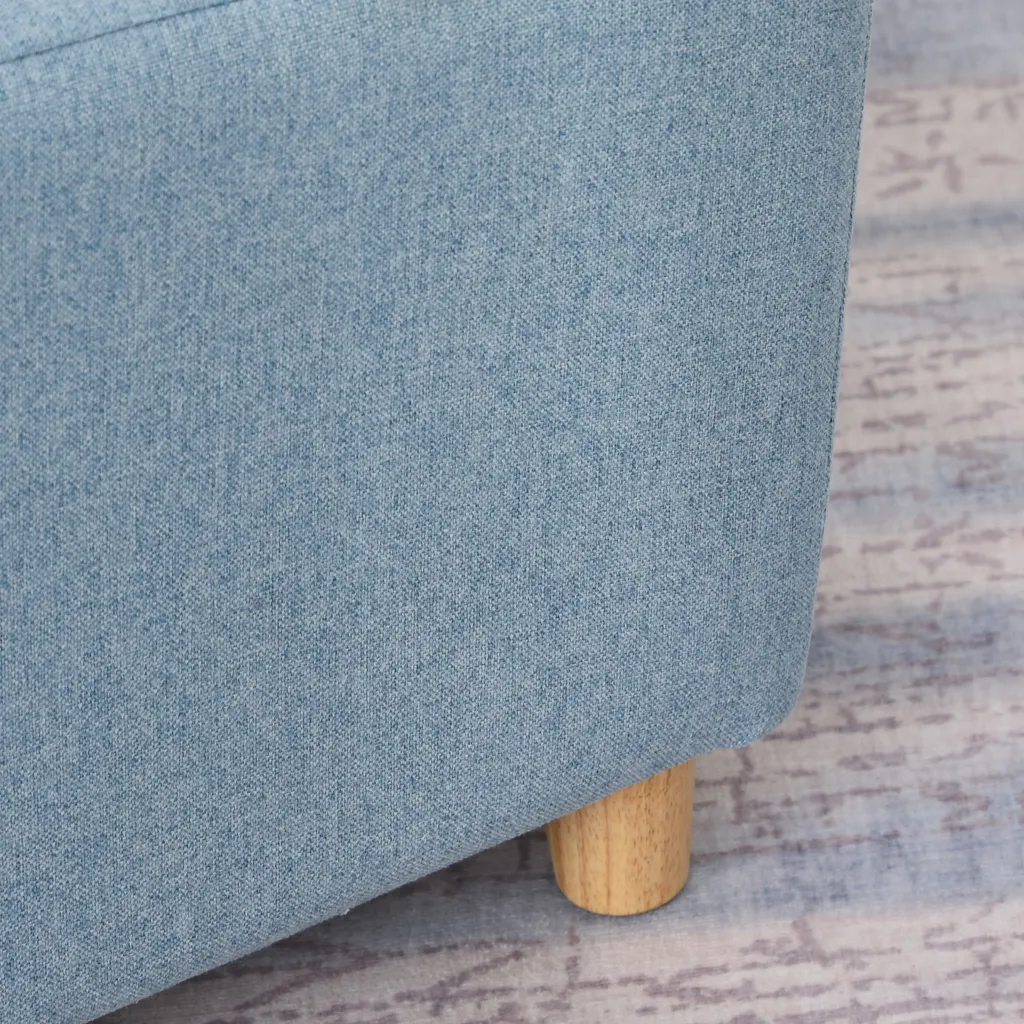 HOMCOM Kindersessel Kindersofa Mit Dickem Schaumstoff Und Dicken Sitzkissen Kindercouch Stuhl Liegesofa Mit Anti-Rutsch-Füßen Für 3-8 Jahre Kinder Holz Leinen Schaumstoff Blau 49x45x44,5 Cm 10 HOMCOM Kindersessel Kindersofa Mit Dickem Schaumstoff Und Dicken Sitzkissen Kindercouch Stuhl Liegesofa Mit Anti-Rutsch-Füßen Für 3-8 Jahre Kinder Holz Leinen Schaumstoff Blau 49x45x44,5 Cm – Bild 8