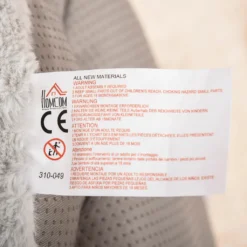 HOMCOM Plüsch-Kindersessel Plüschtier Kinderstuhl Sofa Pinguin Für Spielzimmer Kinderzimmer Für 18-36 Monaten Hellgrau+Blau 59 X 50 X 59 Cm -Homcom ce981d146bac8e3c7ec49ccae4d6b140