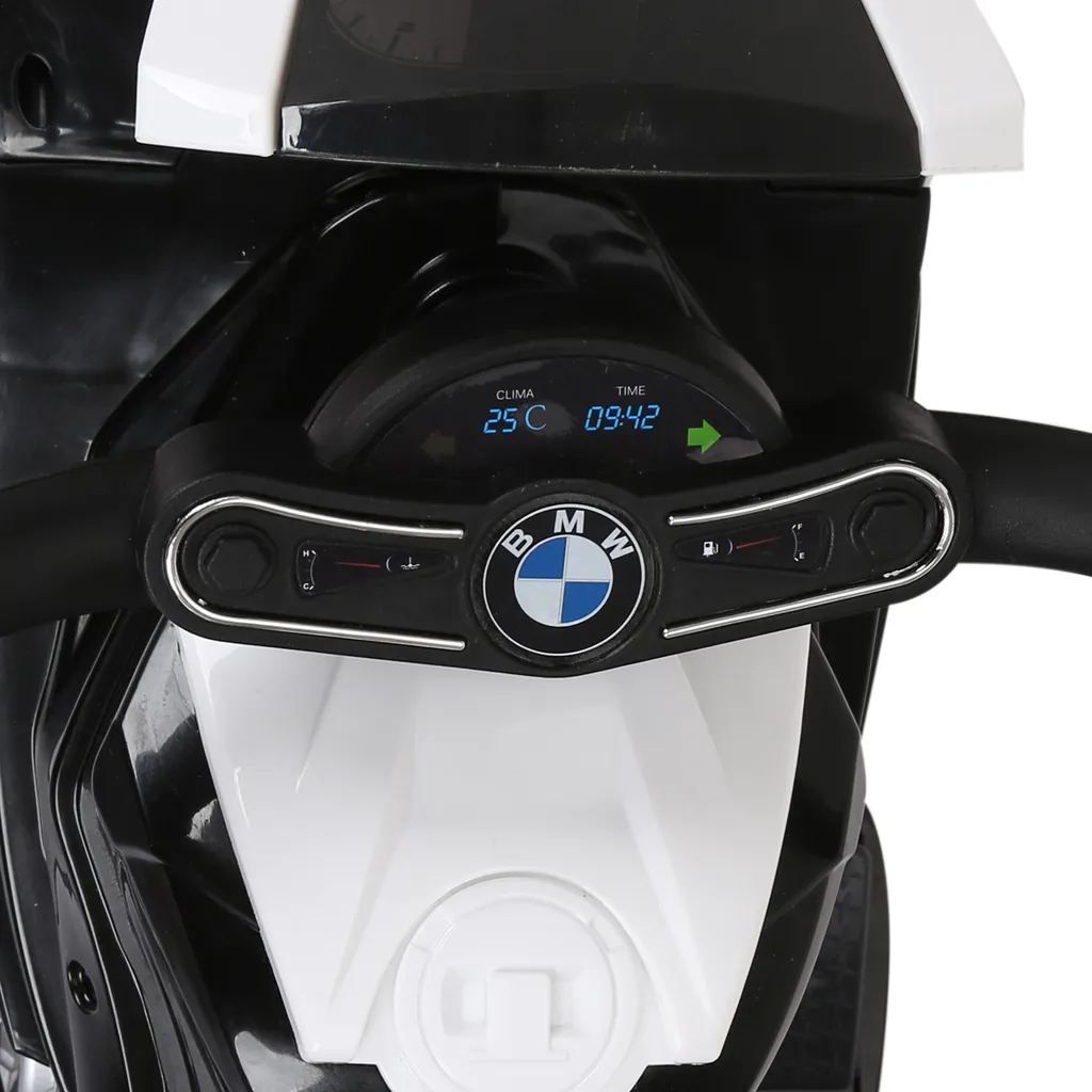 HOMCOM Elektro Kindermotorrad Kinderfahrzeug Lizensiert Von BMW S1000RR Elektro-Dreirad Mit Akku Stahl Schwarz 66 X 37 X 44 Cm 11 HOMCOM Elektro Kindermotorrad Kinderfahrzeug Lizensiert Von BMW S1000RR Elektro-Dreirad Mit Akku Stahl Schwarz 66 X 37 X 44 Cm – Bild 9