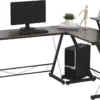 HOMCOM Computertisch, Eckschreibtisch, Schreibtisch, Bürotisch, Spanplatte+Metall, Vintagebraun-Schwarz, 155 X 115 X 91,5 Cm 1 HOMCOM Computertisch, Eckschreibtisch, Schreibtisch, Bürotisch, Spanplatte+Metall, Vintagebraun-Schwarz, 155 X 115 X 91,5 Cm -Homcom cf35b1aca71b38dd8593c8f86023ef09