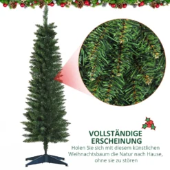HOMCOM Weihnachtsbaum 1,5 M Christbaum Kunsttanne 294 Äste Zerlegbar PVC Grün ∅46 X 150 Cm 16 HOMCOM Weihnachtsbaum 1,5 M Christbaum Kunsttanne 294 Äste Zerlegbar PVC Grün ∅46 X 150 Cm -Homcom d210a3d6becb3a31f7b86522a49e0839