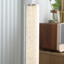 HOMCOM LED Stehlampe, 4 Modi Dimmbare Stehleuchte, 12 W Wohnzimmerlampe, RGB Standleuchte Mit 16 Farbwechsel, Fernbedienung Für Schlafzimmer, Spielraum Ø15 X 104 Cm -Homcom dcee1110230191e3eba47ad21a65c9e5