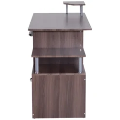 HOMCOM Computertisch Schreibtisch Bürotisch PC Tisch Arbeitstisch Kombitisch Braun 18 HOMCOM Computertisch Schreibtisch Bürotisch PC Tisch Arbeitstisch Kombitisch Braun -Homcom e56b014aeed3bf5aa30d3af43d3e8366