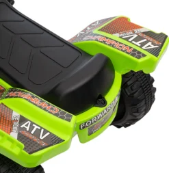 HOMCOM Mini Elektro-Quad Kinder Elektro ATV Kinderwagen Frontlicht Kinderfahrzeug Kindermotorrad Elektroquad Für 18-36 Monate Kinder Metall PP-Kunststoff Grün 70 X 42 X 45 Cm -Homcom f564a4e96e698b32e1e3aed5f1a03e2f