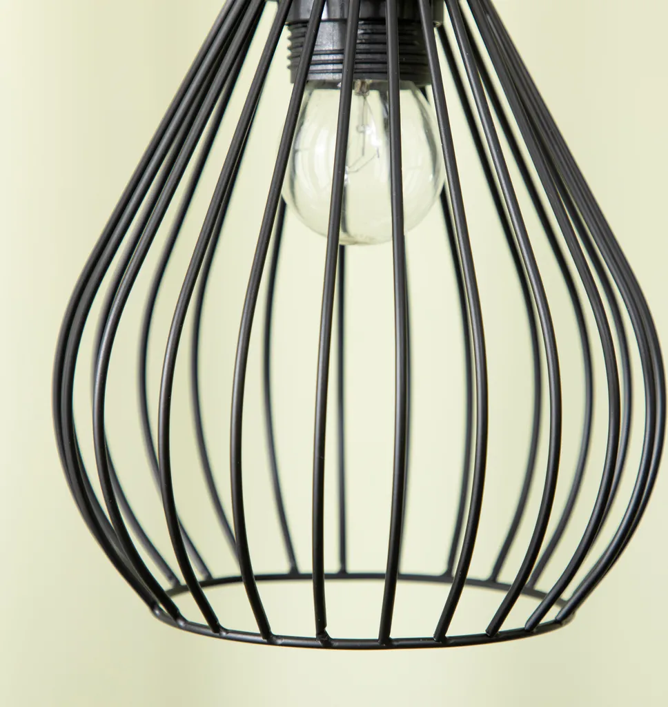 HOMCOM Stehlampe 3 Flammig, 40 W Stehleuchte Mit Käfig Lampenschirmen, E27 Fassung, Industrielle Standlampe, Exkl. Leuchtmittel, Für Wohnzimmer, Schlafzimmer, Schwarz 11 HOMCOM Stehlampe 3 Flammig, 40 W Stehleuchte Mit Käfig Lampenschirmen, E27 Fassung, Industrielle Standlampe, Exkl. Leuchtmittel, Für Wohnzimmer, Schlafzimmer, Schwarz – Bild 9