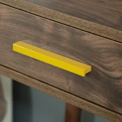 HOMCOM Schminktisch Frisiertisch Modern Kosmetiktisch Mit Spiegel Schublade Schlafzimmer Spanplatte Walnuss 60 X 45 X 134 Cm -Homcom fad2197564fa1cc514fb845732d7741b