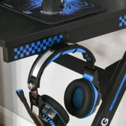 HOMCOM Computertisch Gaming Tisch PC Tisch Computer Ergonomisch Verstellbar Höhe Stahl MDF Schwarz 100L X 60B X 75H Cm 20 HOMCOM Computertisch Gaming Tisch PC Tisch Computer Ergonomisch Verstellbar Höhe Stahl MDF Schwarz 100L X 60B X 75H Cm -Homcom fc200c58eeca620755eabdbdbb375c30