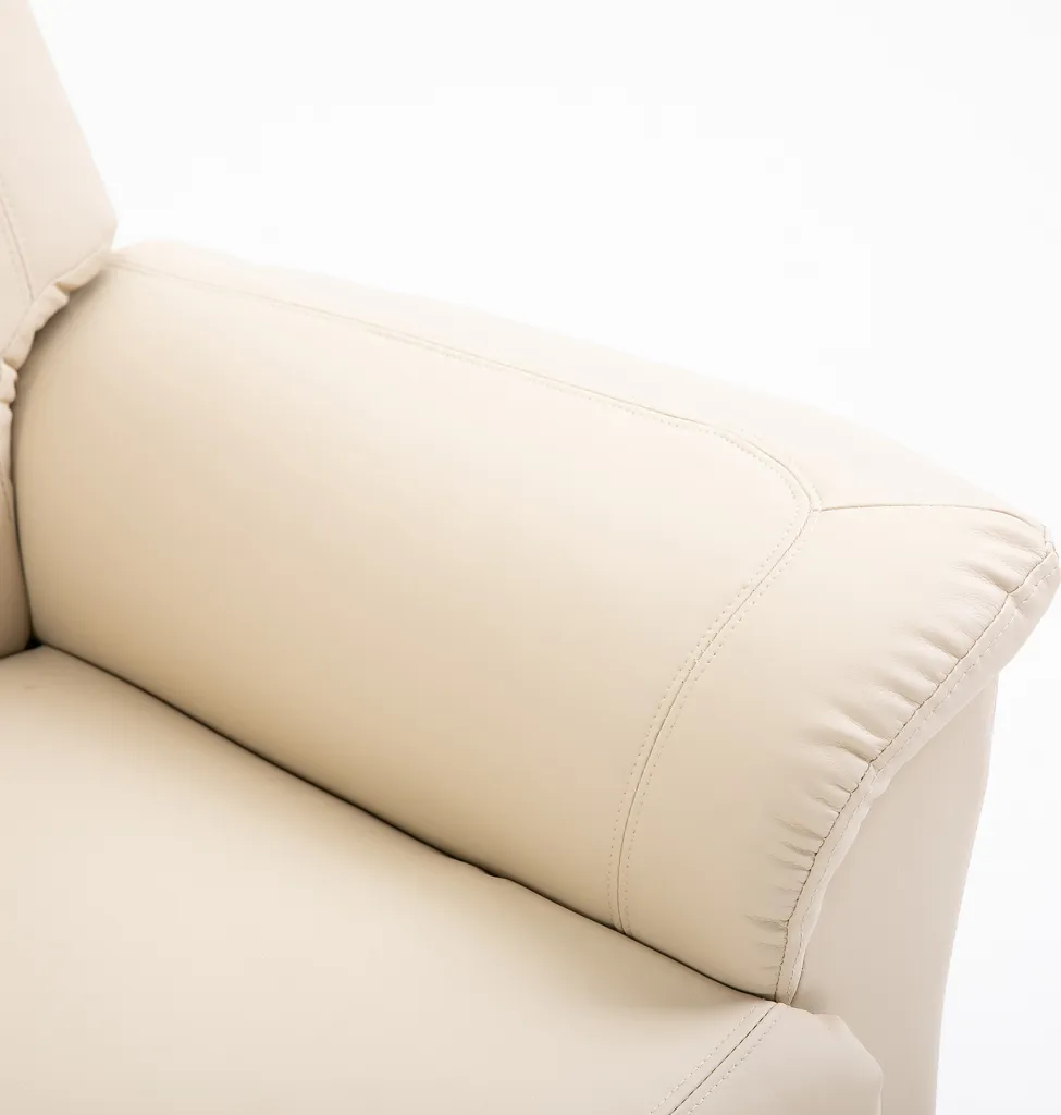 HOMCOM Elektrischer Massage-Liegestuhl Mit Vibrierendemassage Heizfunktion Aufstehhilfe Elektrorollstuhl Fernbedienung Mit Netzkabel Kunstleder Cremeweiß 93 X 95 X 106 Cm 11 HOMCOM Elektrischer Massage-Liegestuhl Mit Vibrierendemassage Heizfunktion Aufstehhilfe Elektrorollstuhl Fernbedienung Mit Netzkabel Kunstleder Cremeweiß 93 X 95 X 106 Cm – Bild 9